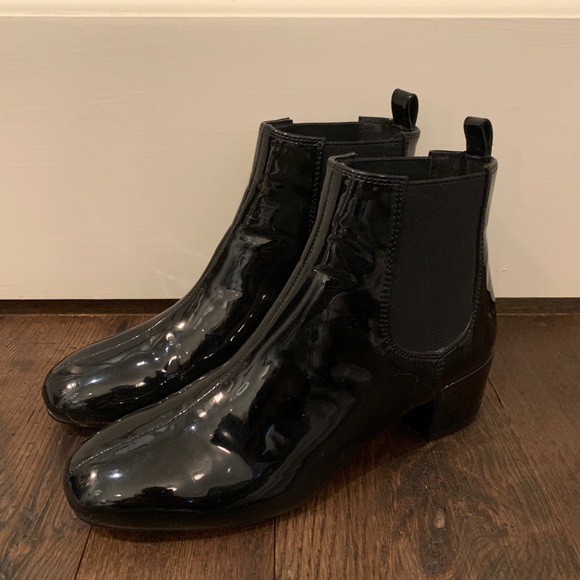 Black Patent Booties - Picture 7 of 7